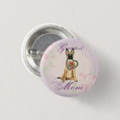 Malinois Heart Mama Button (Vorne & Hinten)