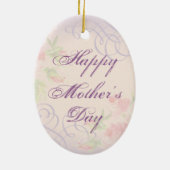 Malinois Heart Mama Keramik Ornament (Hinten)