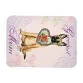 Malinois Heart Mama Magnet (Horizontal)