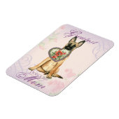 Malinois Heart Mama Magnet (Linke Seite)