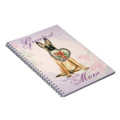 Malinois Heart Mama Notebook Notizblock (Rechte Seite)