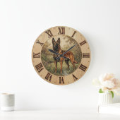 Malinois Hunde Wanduhr – Wohnungsdekoration (Zuhause)
