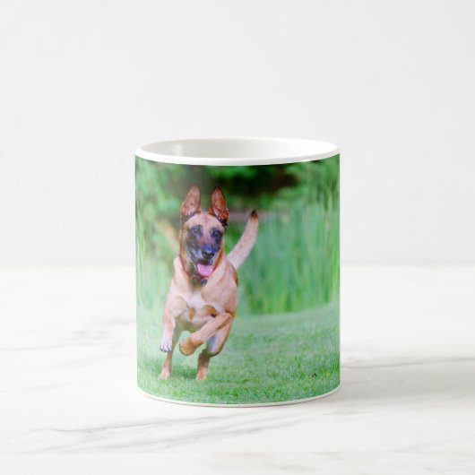 Malinois Hundebetrieb Kaffeetasse (Mittel)