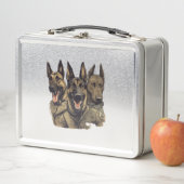 Malinois K-9 Patrouillenhunde Metall Brotdose (Beispiel)