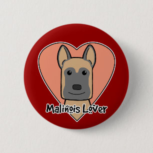 Malinois Lover Button