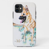 Malinois Monogram Case-Mate iPhone Hülle (Rückseite)