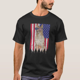Malinois Patriotic Dog USA Pride American Flag T-Shirt
