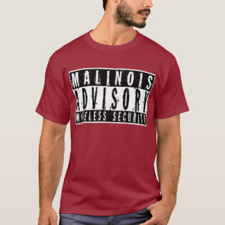 Malinois ratgebende drahtlose Sicherheit T-Shirt