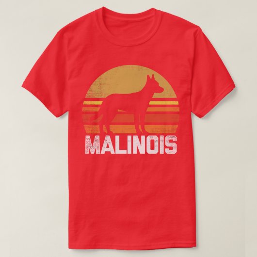 Malinois Retro Dog Owners Dogs Puppy Dog Owners T-Shirt (Design vorne)