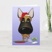 Malinois Weihnachten - Ho Ho?? (Vorderseite)