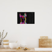 Malinois Welpe - belgischer Hirte — Kalender 2019 Poster (Küche)