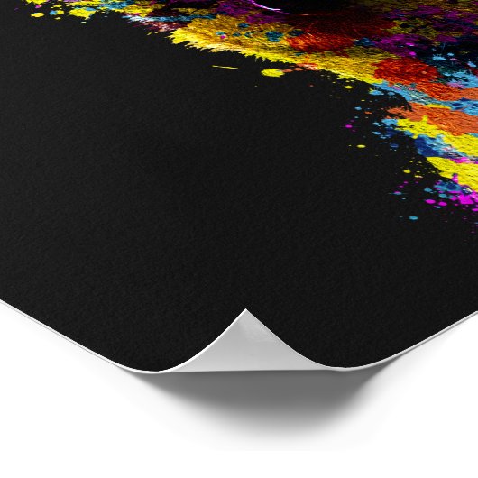 Malinois Welpe — Belgischer Hirte — Maligator Poster (Ecke)