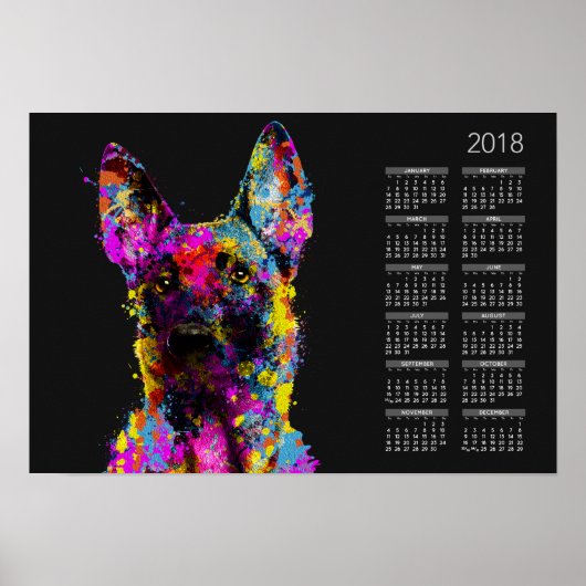 Malinois Welpe — Belgischer Hirte — Maligator Poster (Vorne)