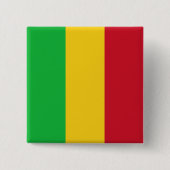 malische Flagge Button (Vorderseite)