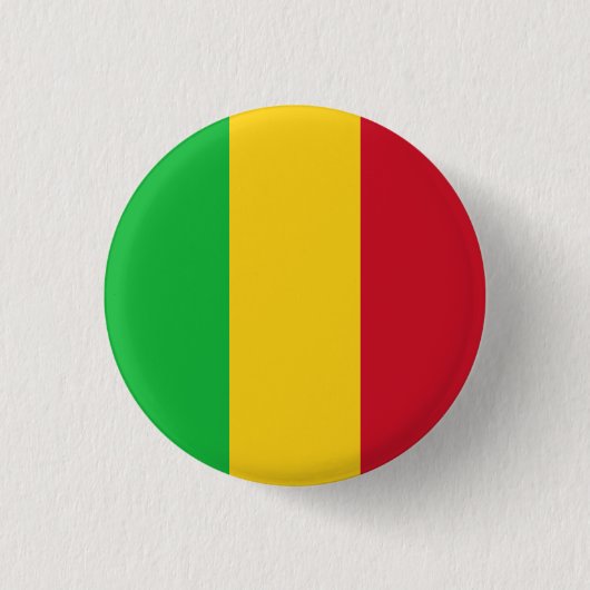 Malische Flagge, Flagge Malis Button (Vorderseite)