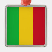Malische Flagge (Mali, Afrika) Ornament Aus Metall (Vorne)