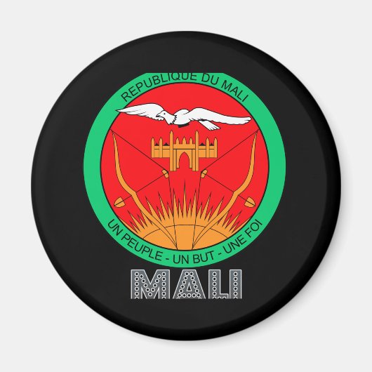Malisches Emblem Magnet (Vorne)