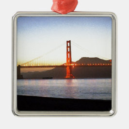 Malkbrücke Silbernes Ornament