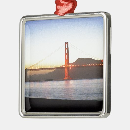 Malkbrücke Silbernes Ornament (Links)