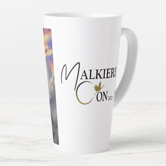 MalkieriCon latte Tasse (Rechte Ecke)