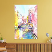 Malkunst von Venedig Leinwanddruck (Insitu (Wohnzimmer))