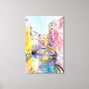 Malkunst von Venedig Leinwanddruck