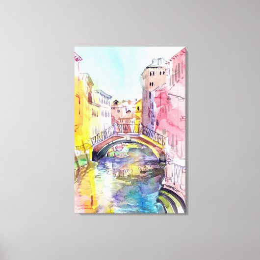 Malkunst von Venedig Leinwanddruck (Vorderseite)