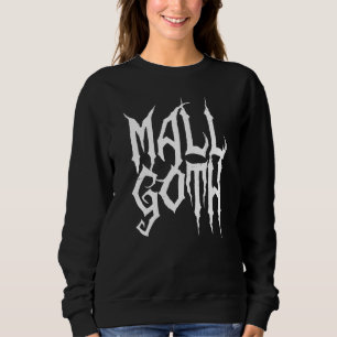 Mall Goth Gothic Y2k Ästhetik 90er Halloween Alt Sweatshirt