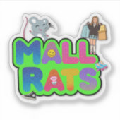 Mall Rats Logo Sticker (Vorderseite)