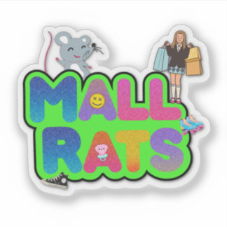 Mall Ratz Logo-Aufkleber Aufkleber
