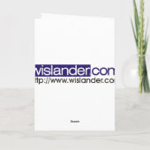 Mall Santa Feiertagskarte (Rückseite)