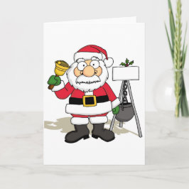 Mall Santa Feiertagskarte