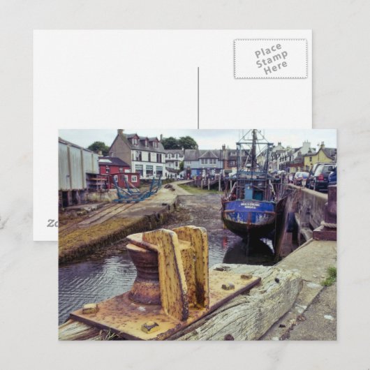 Mallaig Harbour Postkarte (Vorne/Hinten)