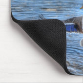 Mallard Drake & Duck Birdlover Wildlife Foto Mousepad (Ecke)