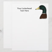 Mallard Drake Head (Vorne/Hinten)