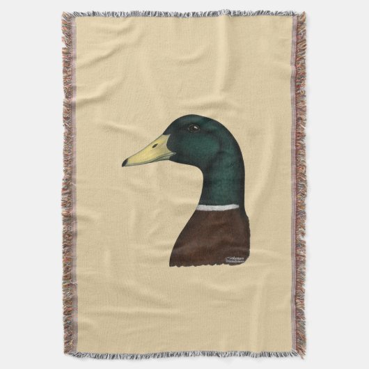 Mallard Drake Head Decke (Vorderseite Vertikal)