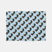 Mallard Drake Head Fleecedecke (Vorderseite (Horizontal))