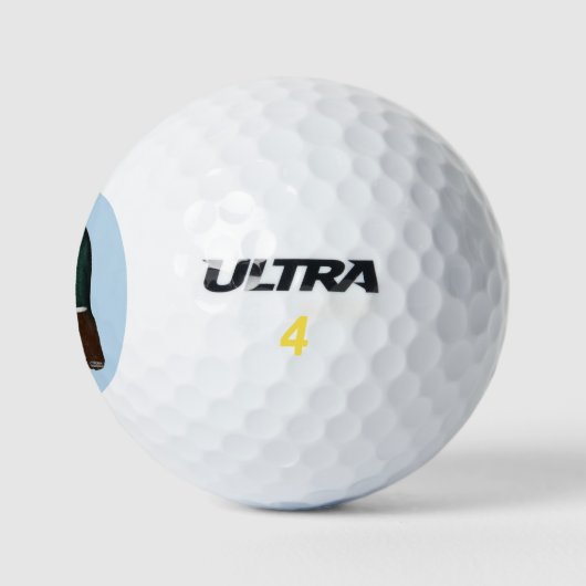 Mallard Drake Head Golfball (Logo)