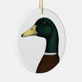 Mallard Drake Head Keramik Ornament (Rechts)