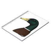 Mallard Drake Head Notizblock (Linke Seite)