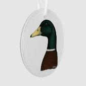 Mallard Drake Head Ornament (Vorderseite)