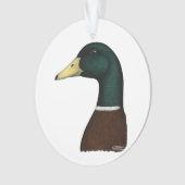 Mallard Drake Head Ornament (Vorderseite)