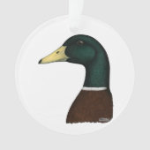 Mallard Drake Head Ornament (Vorderseite)