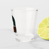 Mallard Drake Head Schnapsglas (Rechts)