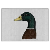 Mallard Drake Head Schneidebrett (Vorderseite)
