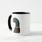 Mallard Drake Head Tasse (Vorderseite Links)