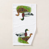 Mallard Drake und Duck Badhandtuch Set (Handtuch)