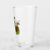 Mallard Drake und Duck Glas (Links)