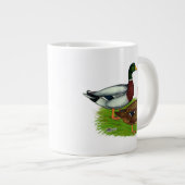 Mallard Drake und Duck Jumbo-Tasse (Vorderseite Rechts)