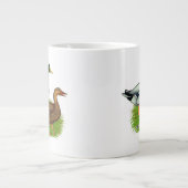 Mallard Drake und Duck Jumbo-Tasse (Vorderseite)